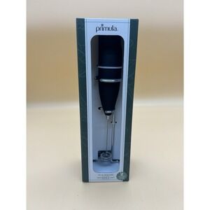 Primula Milk Frother with Stand Double Whisk Black Battery Operated New Sealed
